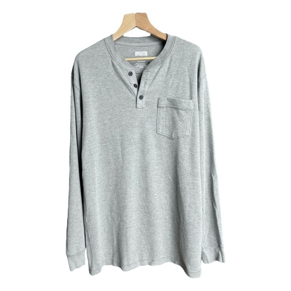 Duluth Trading Co Other - Duluth Trading Co. Men’s Grey Thermal Long Sleeve Pocket Shirt, Size XL